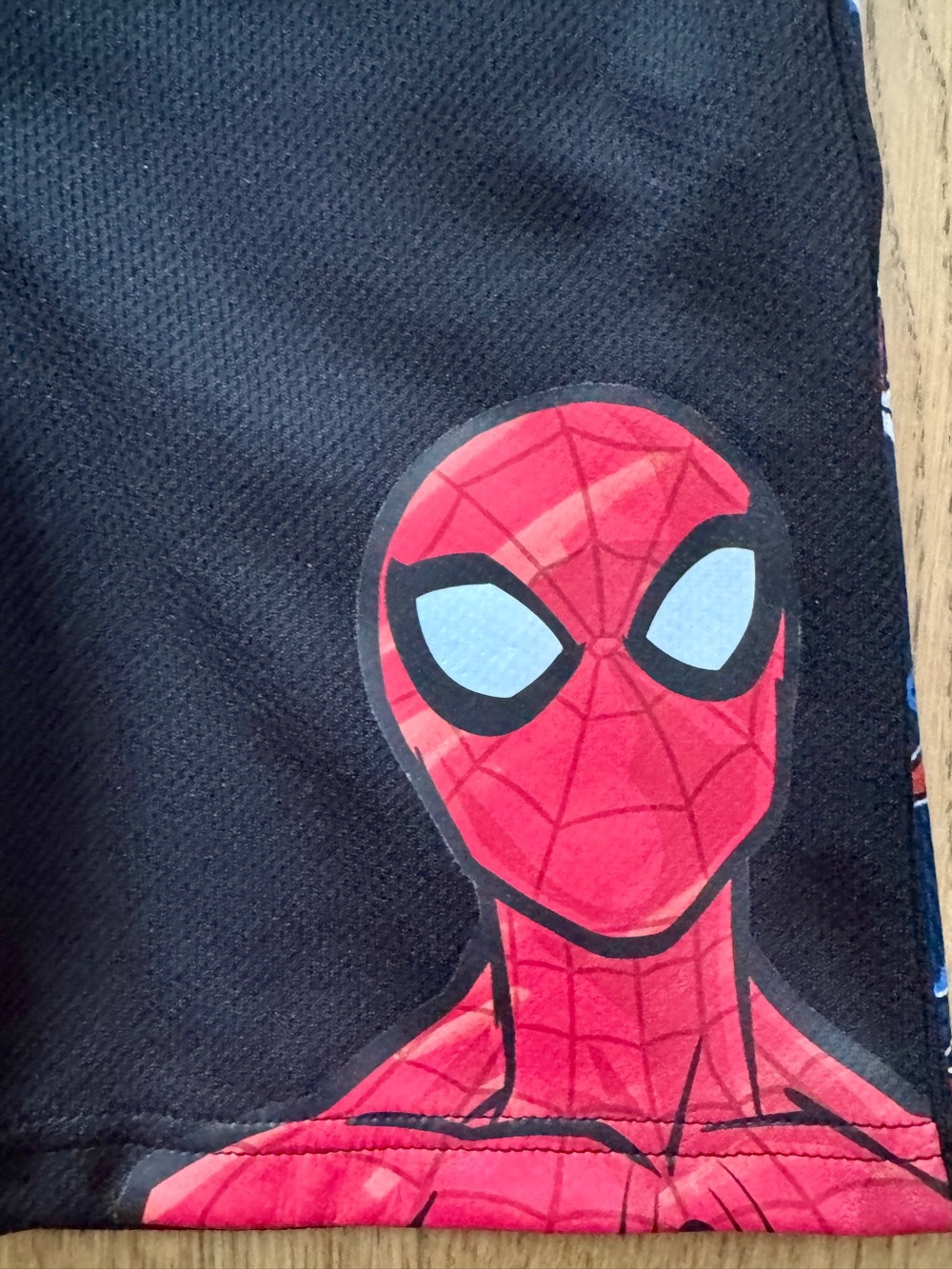 2 Spider-Man Black Blue Boys Shorts - 2 Pack Set NWT Size 5 - Picture 2 of 5